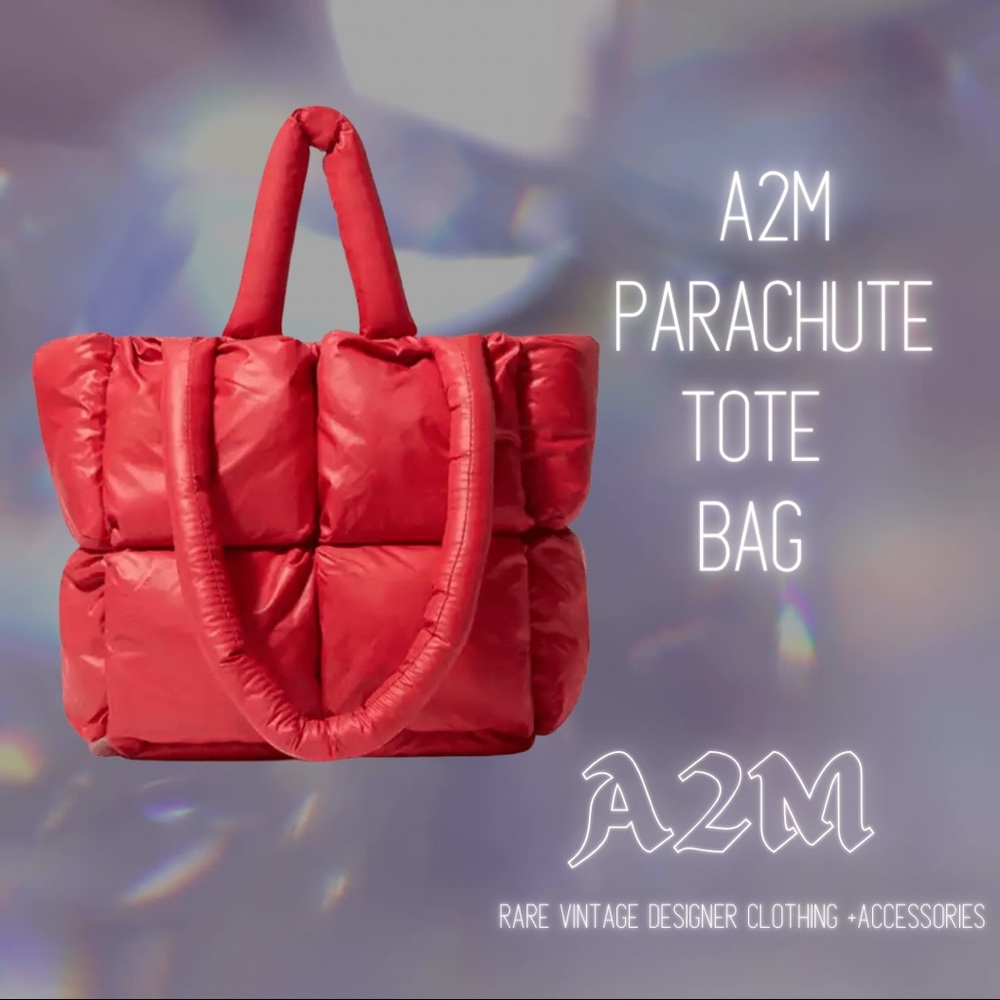 A2M Parachute Tote Bag Red